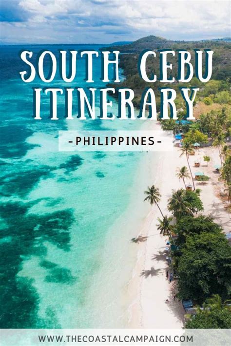 SOUTH CEBU ITINERARY .
